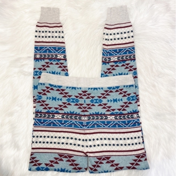 Women’s American Eagle Multicolor Sweater Leggings Knit Pants Size Small - Picture 2 of 4